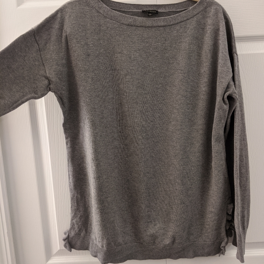 ⭐Grey tunic sweater Talbots